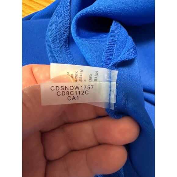 Calvin Klein Illusion-Trim Fit & Flare Dress Women's Size 16 - Picture 7 of 8